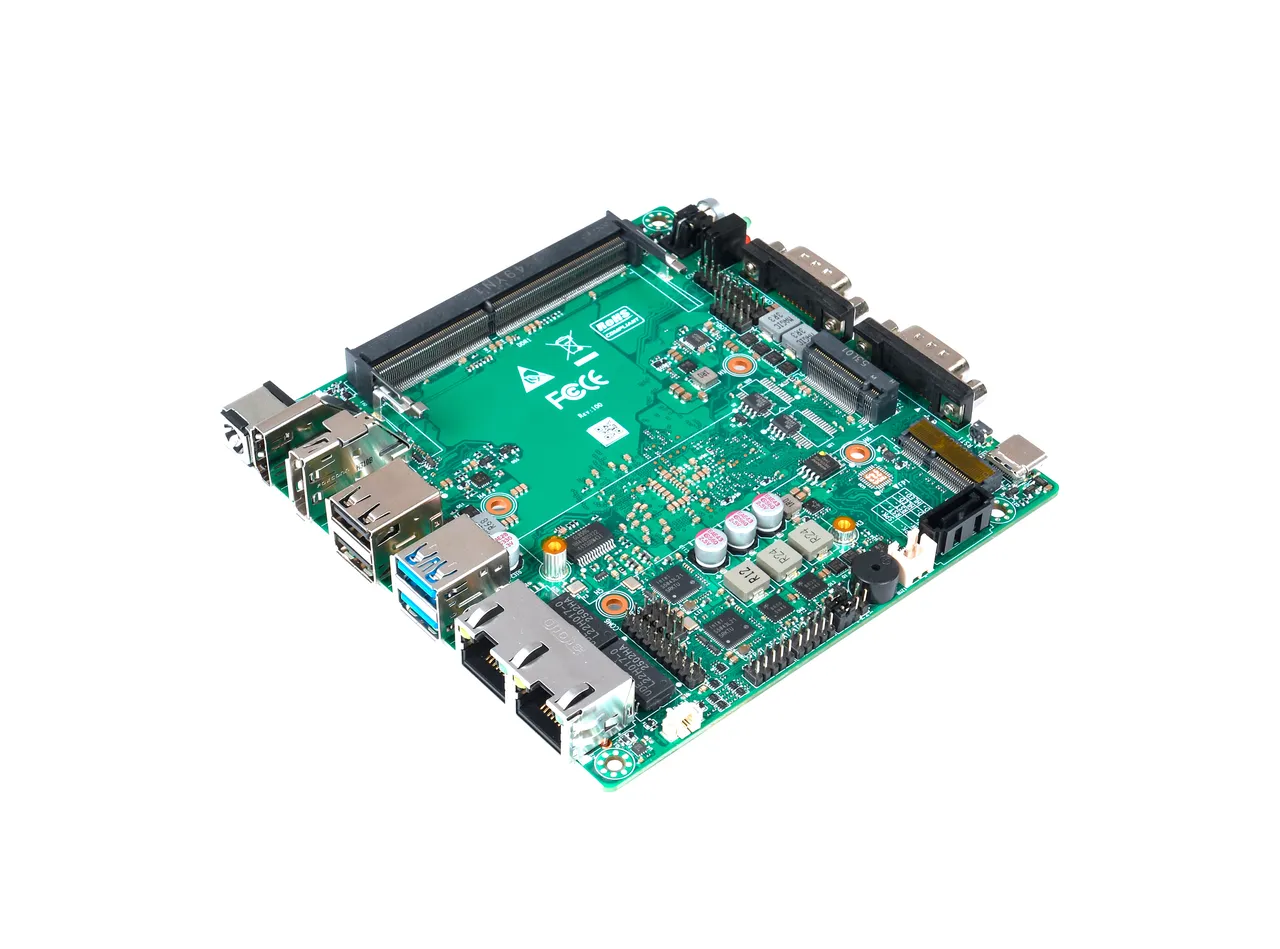AD30NU NANO-ITX industrial motherboard, top view