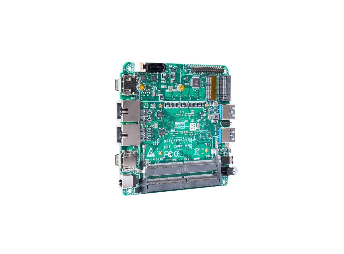 AD600CA industrial motherboard, detail view