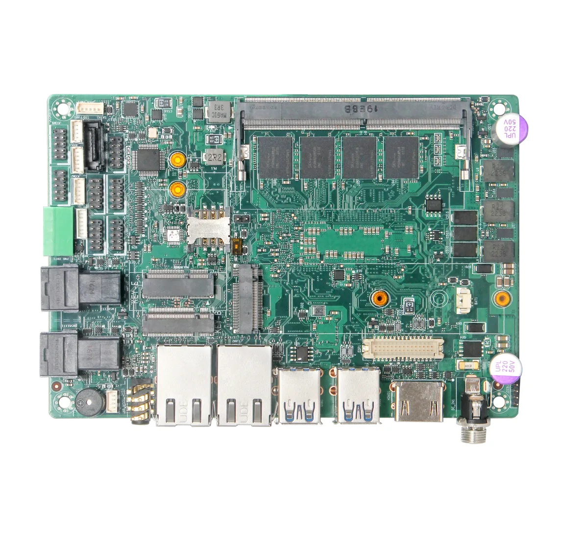 MSK-TL5003AW industrial motherboard, detail view