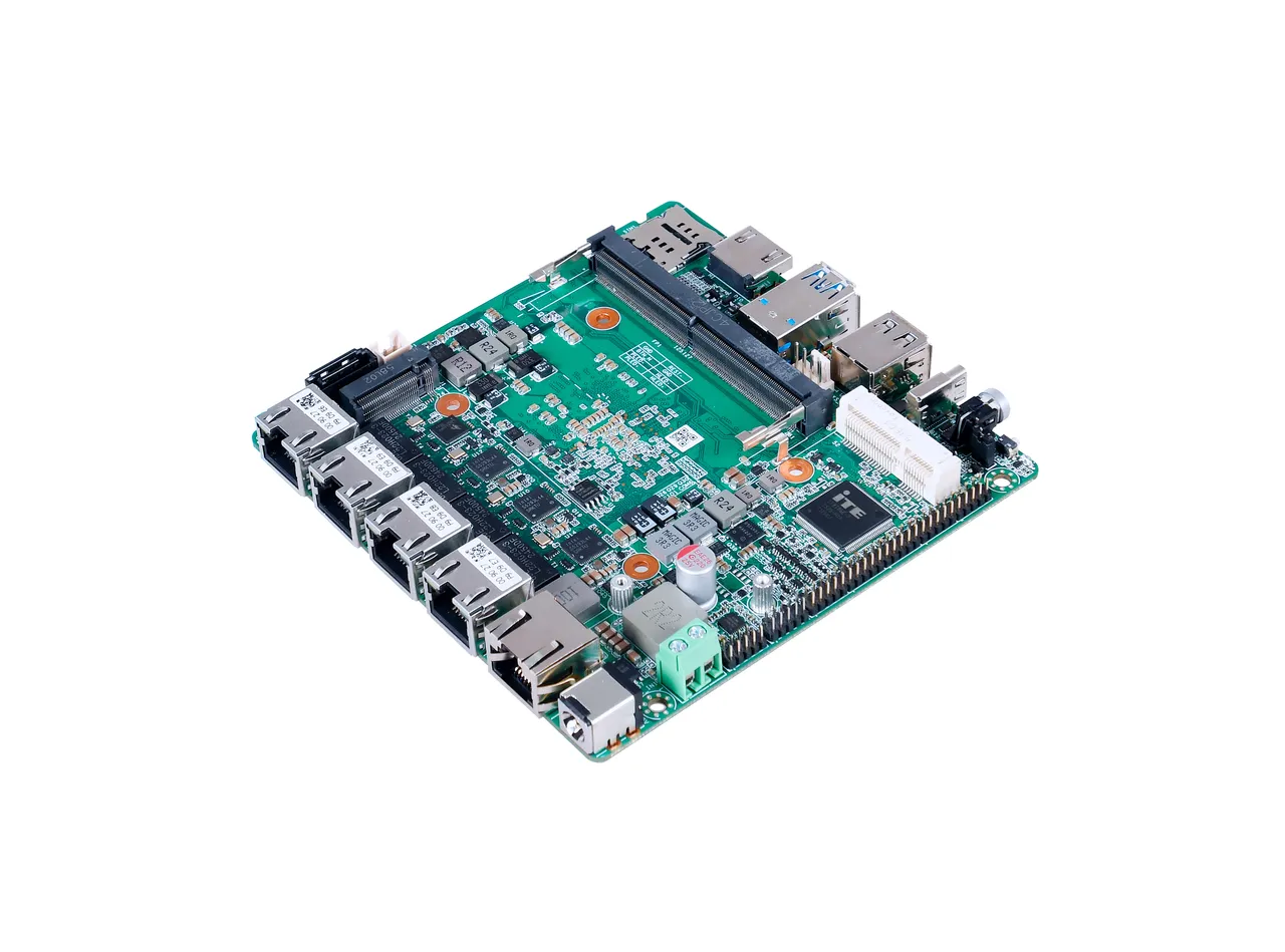 PNM-5210 NANO-ITX industrial motherboard, top view