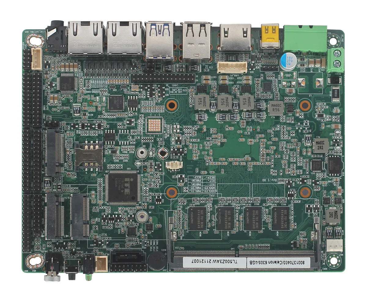 TL500Z3AW industrial motherboard, detail view