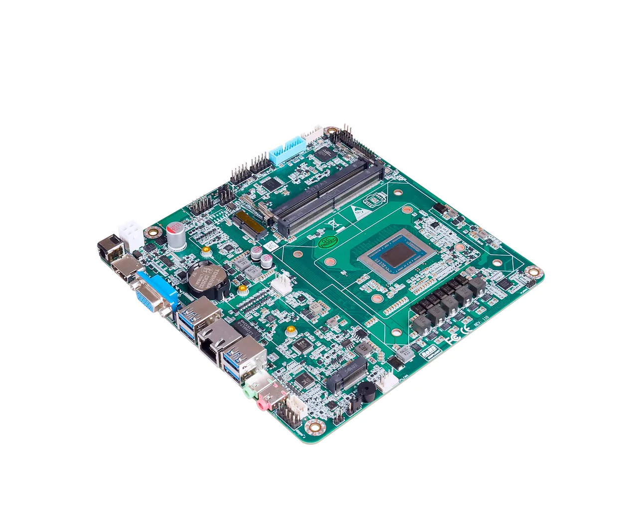 TMIA70B Mini-ITX industrial motherboard, top view