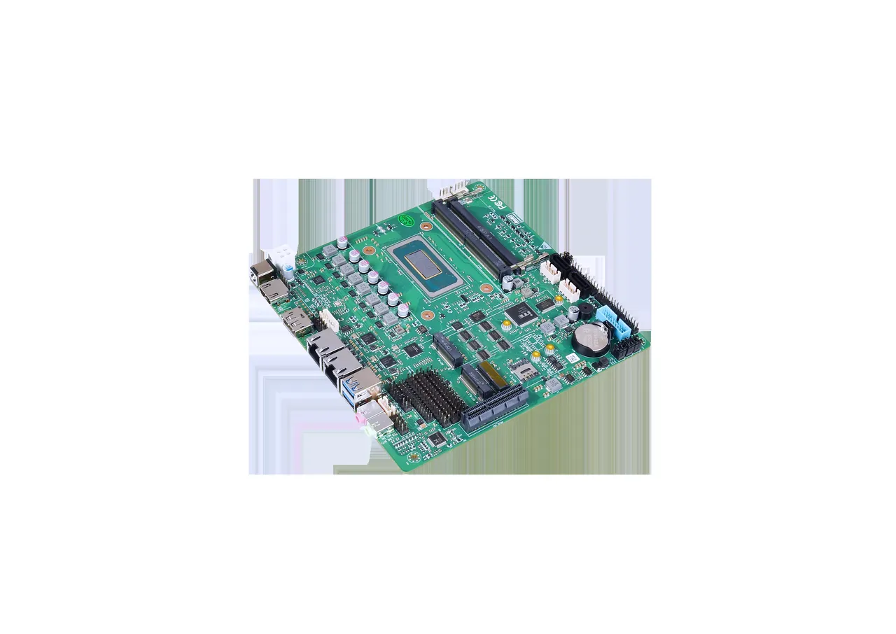 TOP800B Mini-ITX industrial motherboard, top view